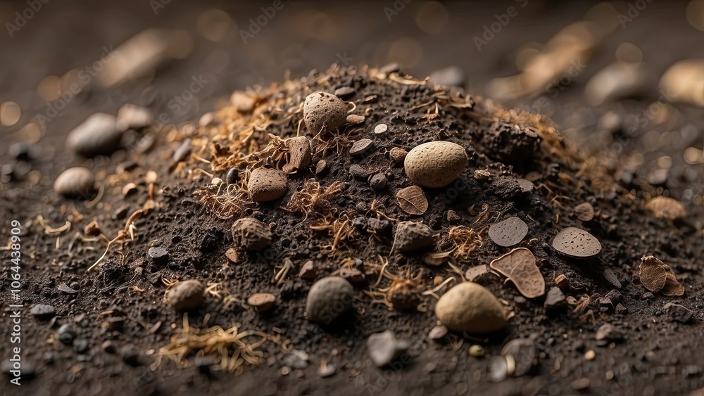 ants on the ground with mushrooms ants on the ground with mushrooms