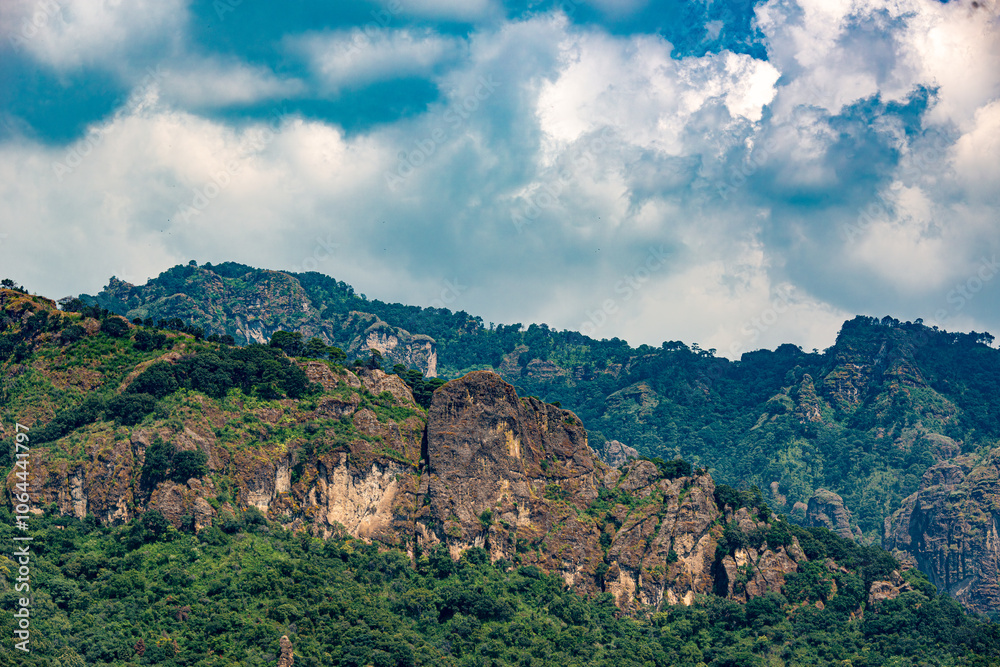 Monte Tepozteco in Tepoztlán, Morelos, Mexico – Scenic and Historic Landscape Monte Tepozteco in Tepoztlán, Morelos, Mexico – Scenic and Historic Landscape