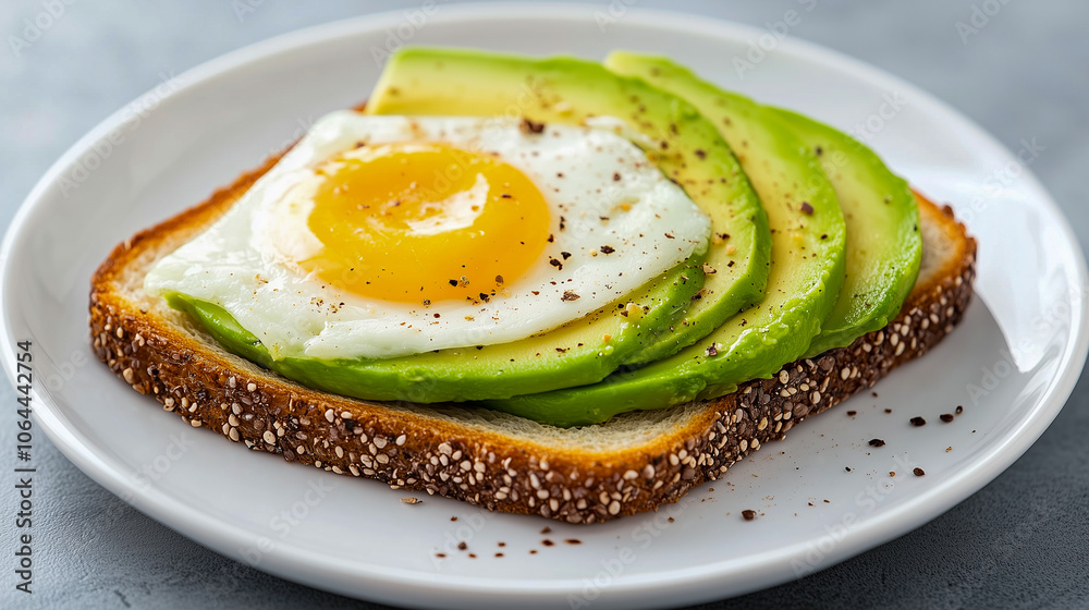 Gourmet Avocado Toast And Coffee 