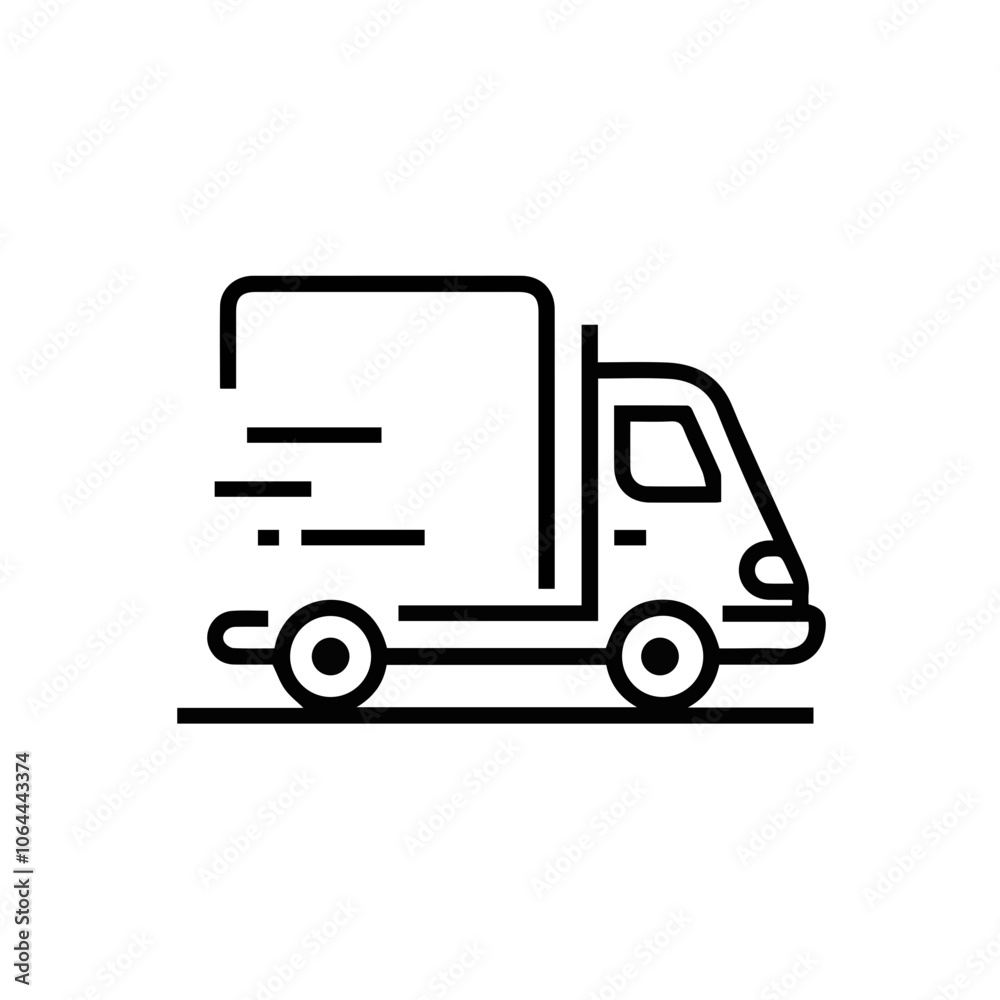 Truck icon symbol vector illustration Truck icon symbol vector illustration