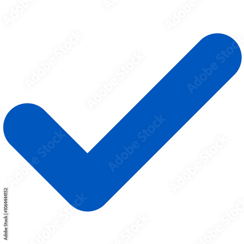 round corners blue check mark