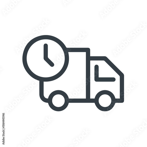 Truck icon symbol vector illustration