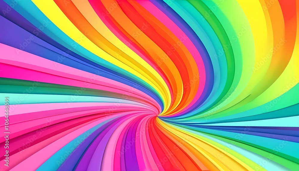 Rainbow pattern background image Rainbow pattern background image