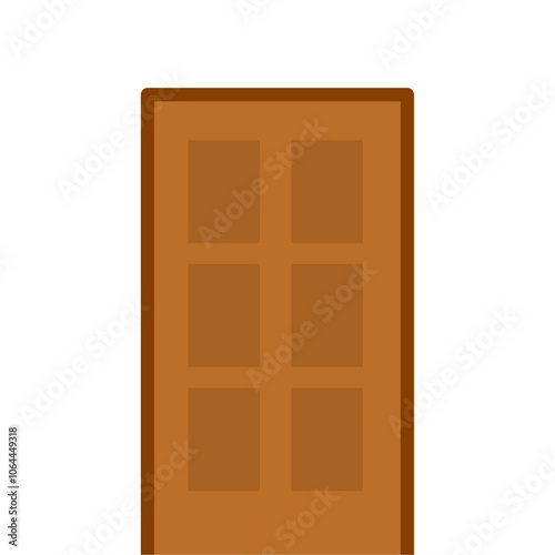 Wooden door frame