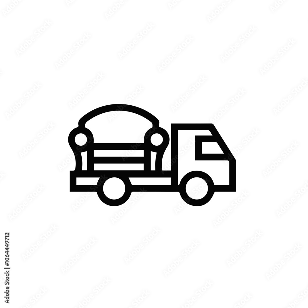 Truck icon symbol vector illustration Truck icon symbol vector illustration