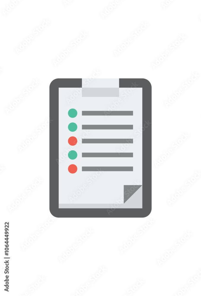 standardized checklist vector icon for design standardized checklist vector icon for design