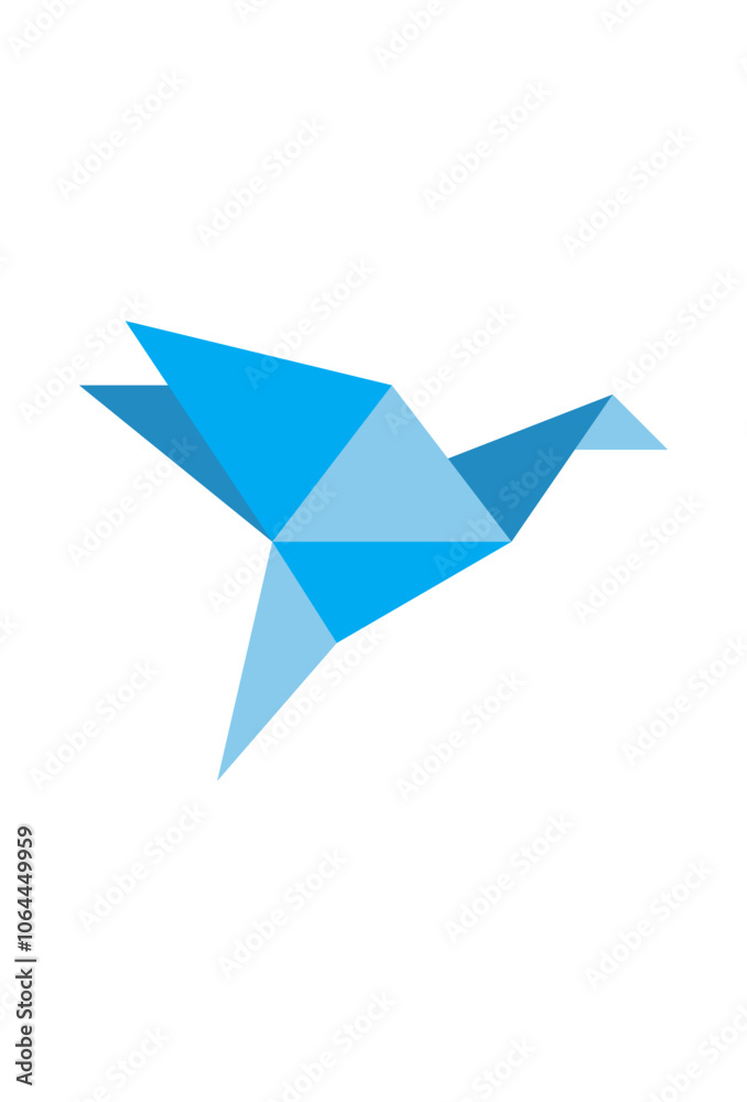 simple origami vector icon for design simple origami vector icon for design