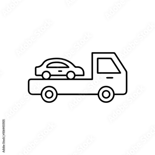 Truck icon symbol vector illustration