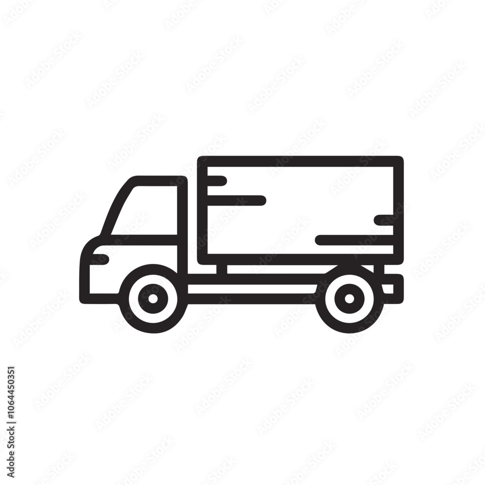 Truck icon symbol vector illustration Truck icon symbol vector illustration