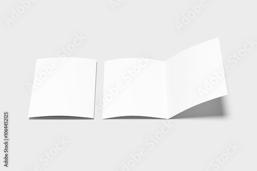 A5 Bifold Brochure Blank Background