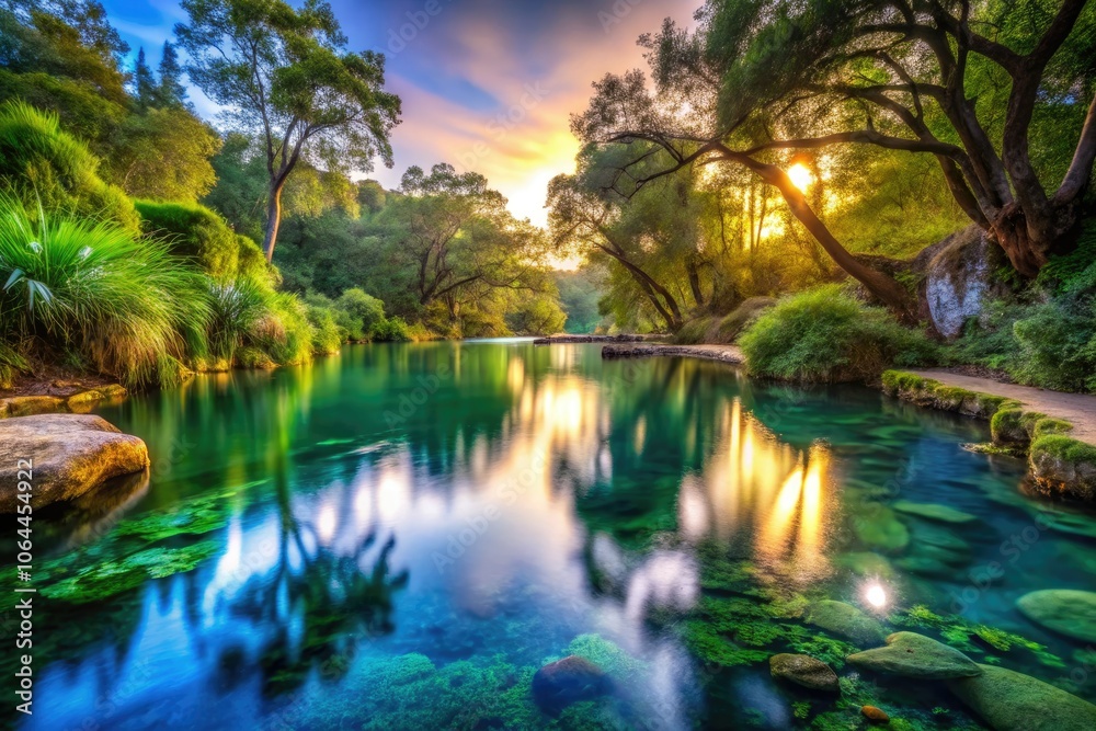 Captivating Low Light Photography of Olhos de Agua Natural Springs at Dusk Captivating Low Light Photography of Olhos de Agua Natural Springs at Dusk