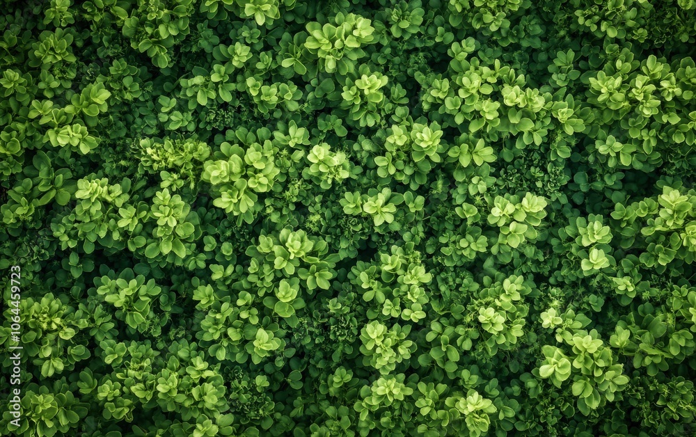 Lush green foliage background, dense texture, close-up of leaves. Lush green foliage background, dense texture, close-up of leaves.
