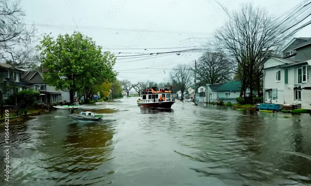 flood in city