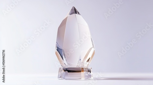 Crystal Award on Display with Elegant Design photo