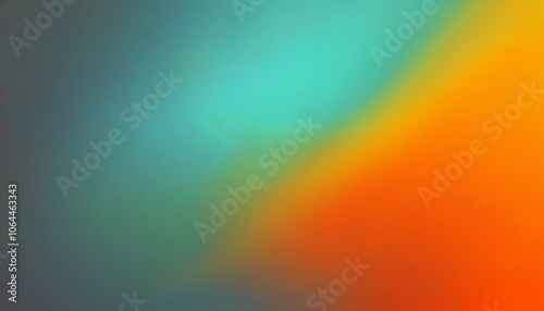 Abstract Blurred Gradient Background in Teal and