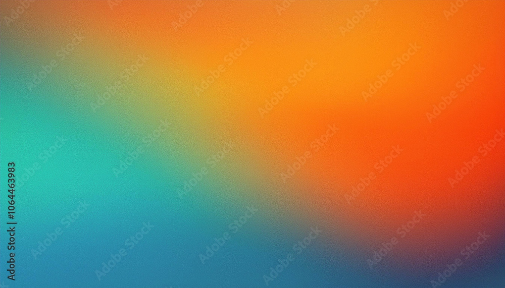 Abstract Blurred Background with Orange and Blue