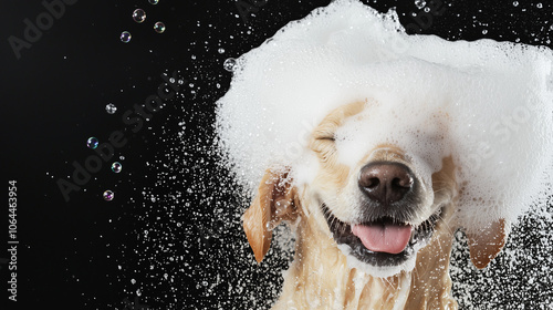 Golden Retriever Bath Time ...