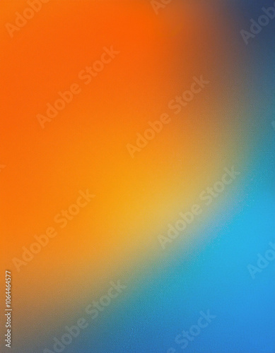 Abstract Orange and Blue Gradient Background