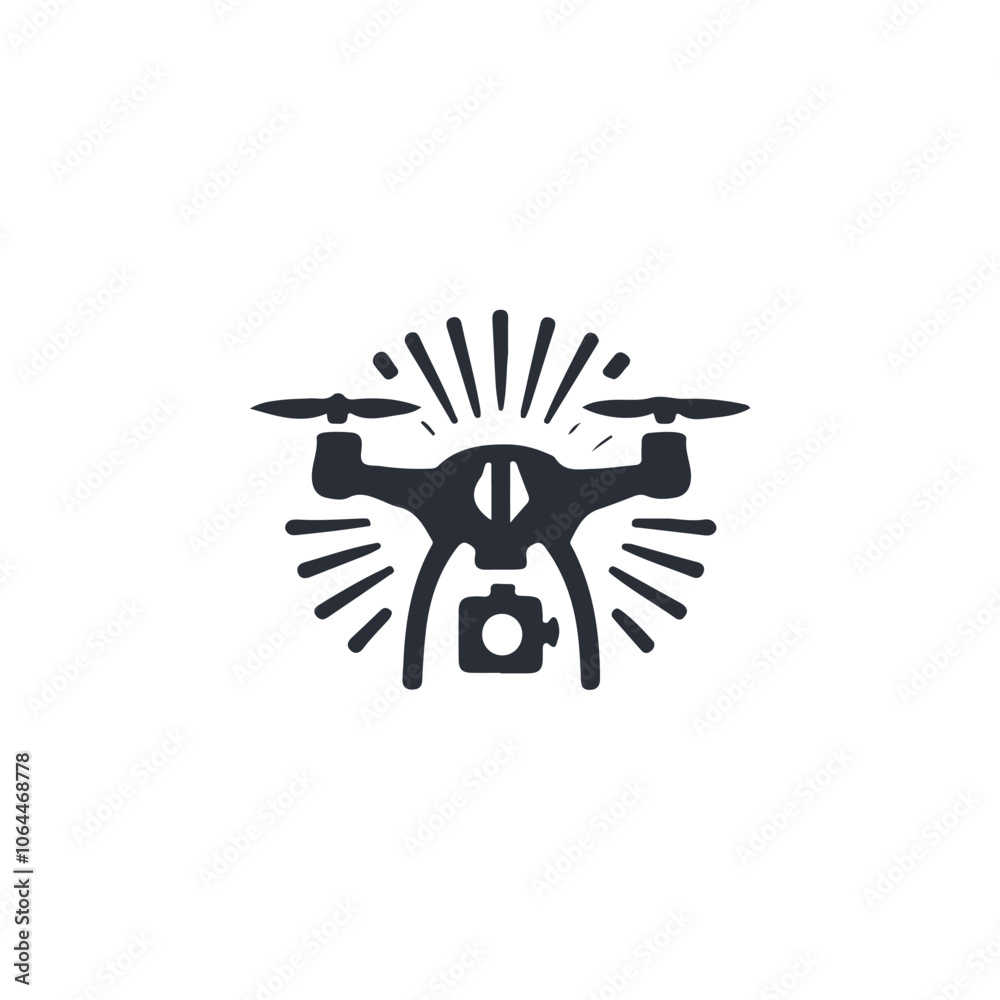 Fototapeta premium Drone Design Logo