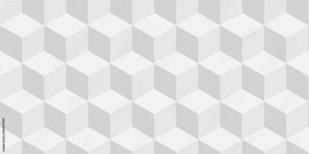 White geometric cube creative concept triangle overlap square technology background. digital cubes fabric and wallpaper grid block texture background. White geometric cube creative concept triangle overlap square technology background. digital cubes fabric and wallpaper grid block texture background.