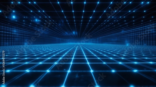 abstract blue background with blue lines