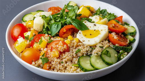 Quinoa bowl with veggies