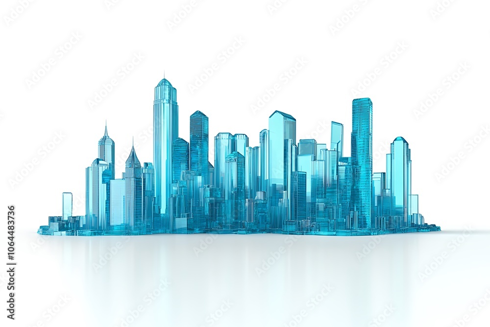 city, panorama, 3d illustration city, panorama, 3d illustration