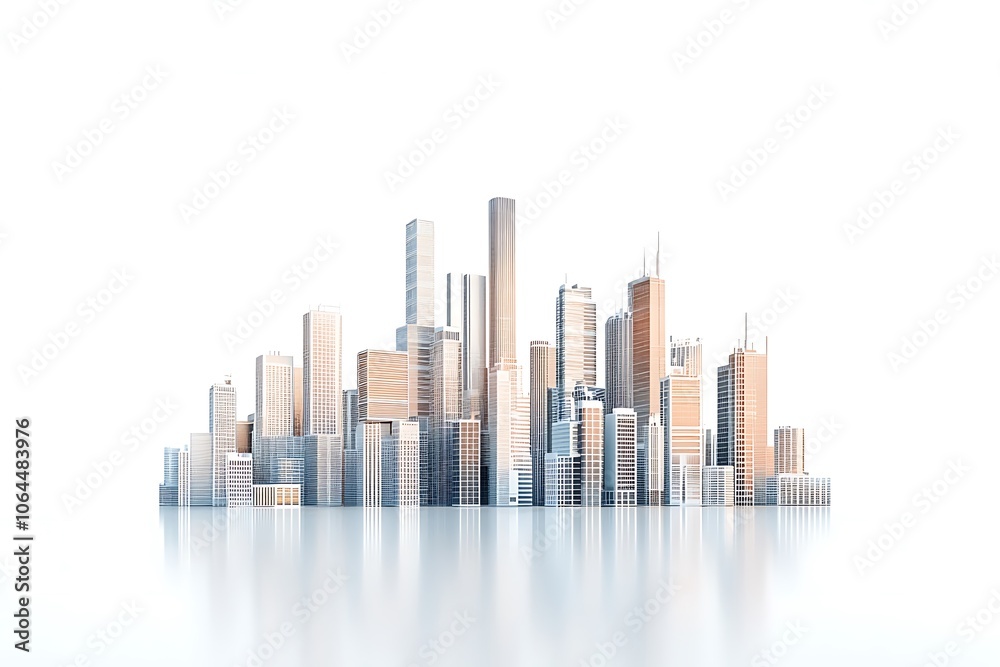 city, panorama, 3d illustration city, panorama, 3d illustration