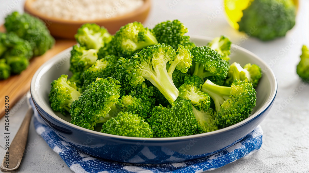 Steamed Broccoli Plate