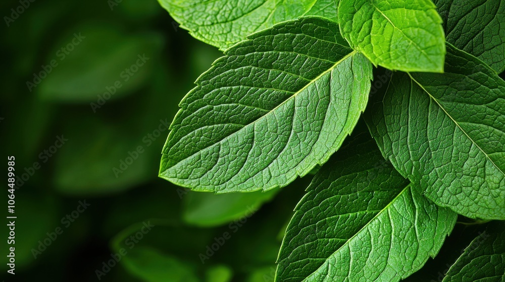 Explore the intricate textures of fresh mint leaves for spa relaxation Explore the intricate textures of fresh mint leaves for spa relaxation