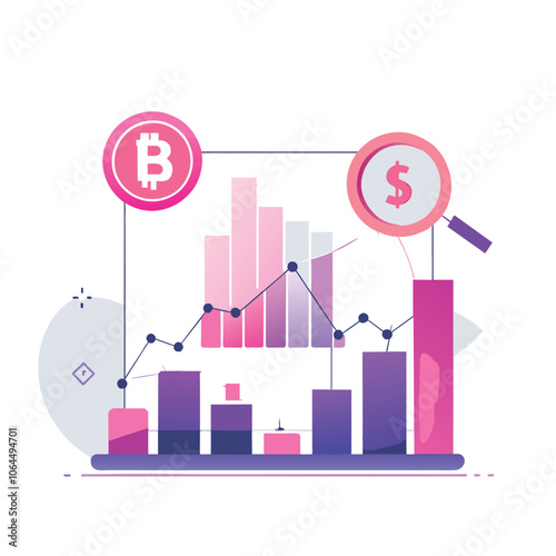  stock market manipulation control influence business illustration