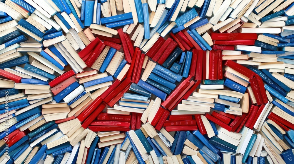 Colorful Arrangement of Books on Surface Colorful Arrangement of Books on Surface