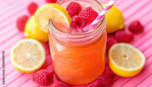 Refreshing Raspberry Lemonade.