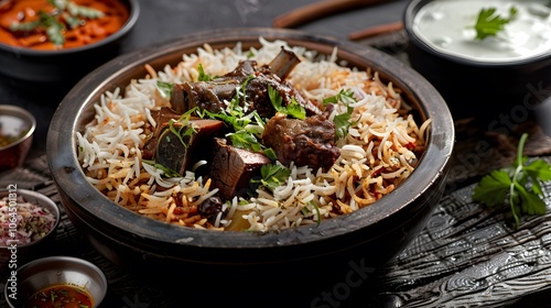 Mutton Biryani. 