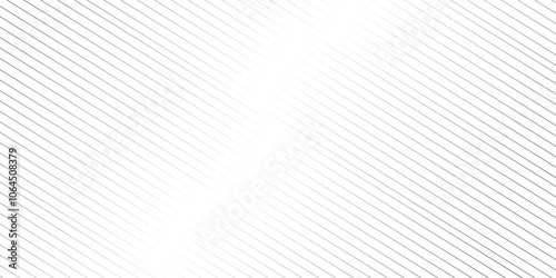  White gradient stripe line geometric background. minimal surface curve wave creative line texture. Vector tech geometric thin diagonal striped line pattern gradient minimal transparent background.