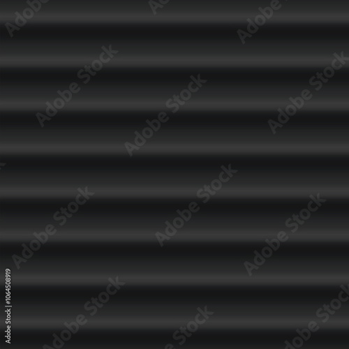 Vector background made of corrugated metal with rich texture of black horizontal panels.