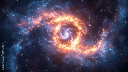 Cosmic Spiral Galaxy