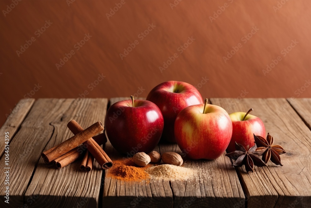 apple and cinnamon sticks apple and cinnamon sticks