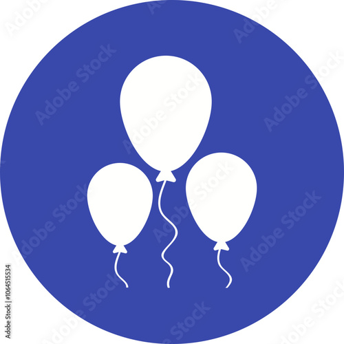 Happy birthday single vector icon