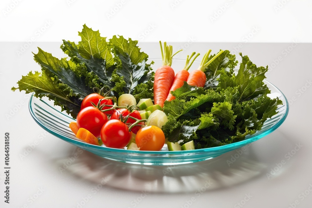 fresh vegetables on a plate fresh vegetables on a plate