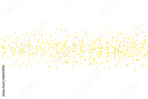 Gold dust sparks and stars shine glow effect. Gold glitter. Glowing star dust on a transparent background. Dust light effect. Sparkling magical dust particles. Festive decoration design elements, PNG
