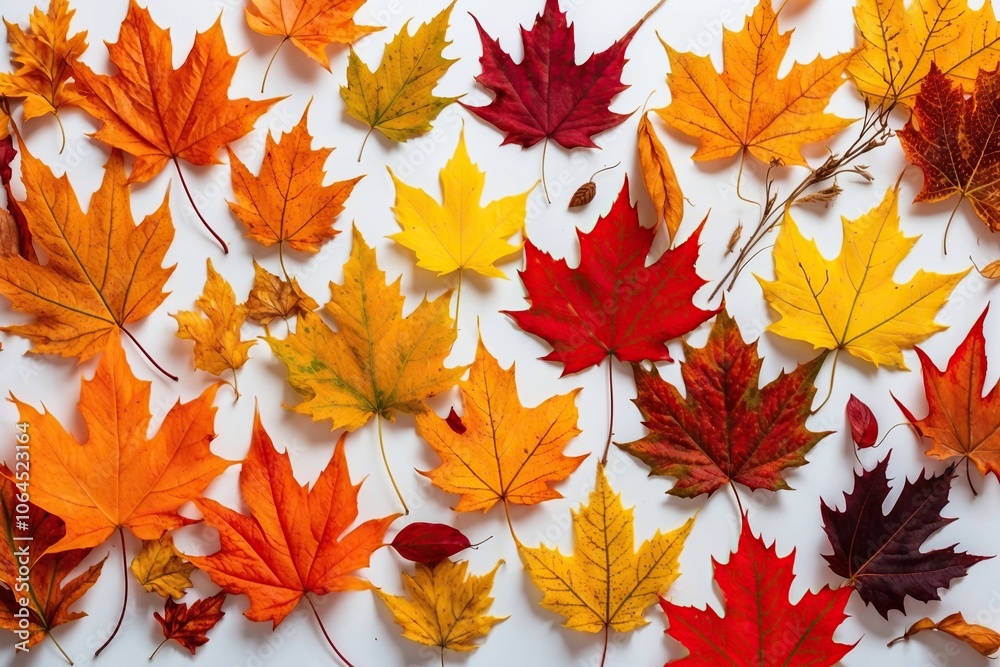 frame in the form of autumn maple leaves on a white background frame in the form of autumn maple leaves on a white background