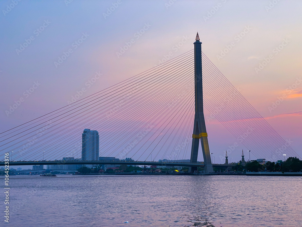 Obraz premium bridge over the river