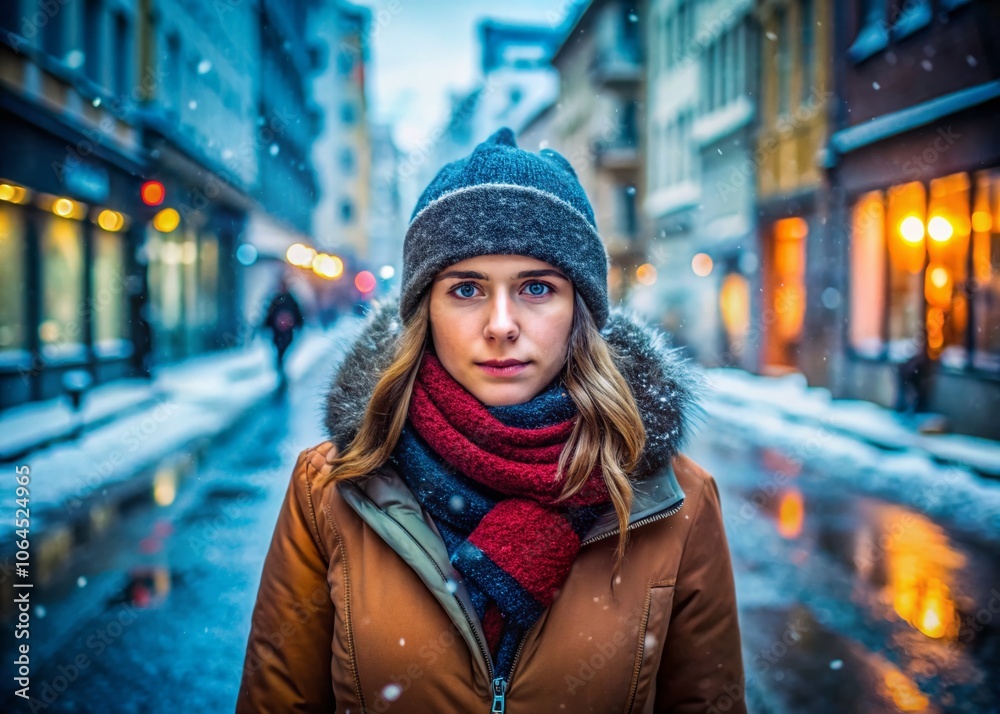 Winter Strasse Portraits - AI Photorealistic People