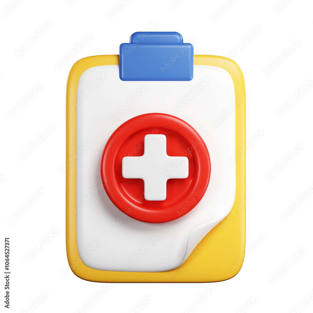 Obraz premium Medical Report 3D Illustration