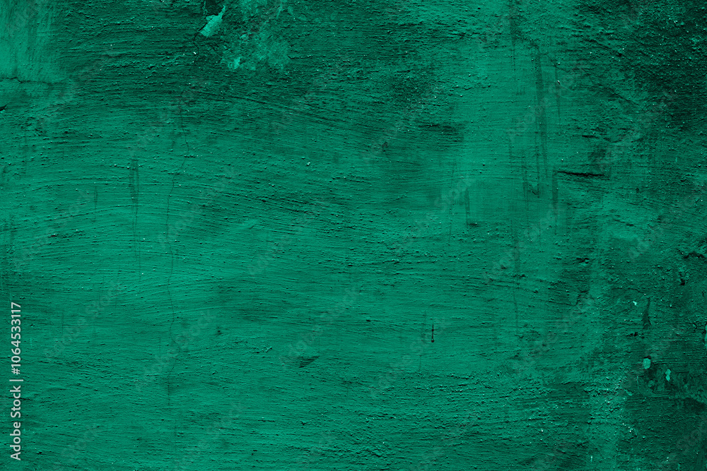 Grunge neo mint concrete background. Textured plaster wall. Creative backdrop for your design. Color of the year 2025 concept. Top view, layout for design. Surface with peeling shabby pattern. Grunge neo mint concrete background. Textured plaster wall. Creative backdrop for your design. Color of the year 2025 concept. Top view, layout for design. Surface with peeling shabby pattern.