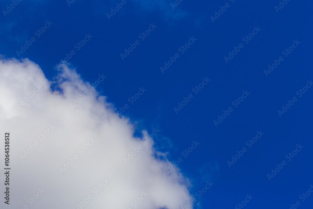 White heap clouds in the blue peaceful sky. The concept of psychological calmness and health. Peace of mind with the forces of nature. Air travel concept. White heap clouds in the blue peaceful sky. The concept of psychological calmness and health. Peace of mind with the forces of nature. Air travel concept.