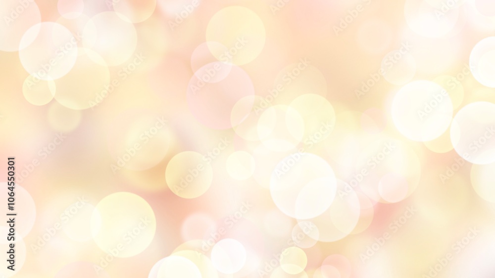 Abstract bokeh backgrounds on gold backgrounds in Christmas Holiday , illustration Wallpaper