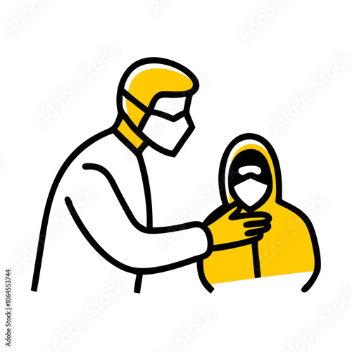 Professional Nursing Station Icon Vector Illustration