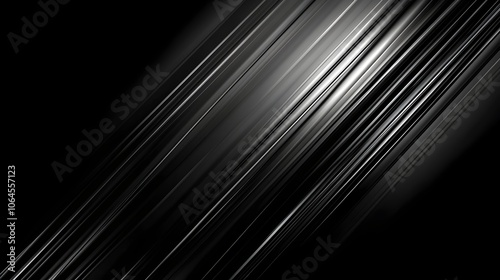 Abstract Black and White Diagonal Lines